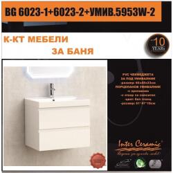 Inter Ceramic Мебели за баня BG 6023-1+6023-2+УМИВ. 5953W-2, Inter Ceramic (BG 6023-1+6023-2+УМИВ.5953W-2)