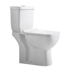 Inter Ceramic Моноблок ICC 8036 S PP RIMLESS, седалка и капак, порцелан, бял, 80x60x35.5см (8036S PP RIMLESS)