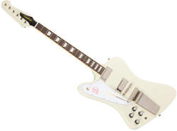 Epiphone 1963 Firebird V With Maestro Vibrola Reissue Polaris White - Balkezes!