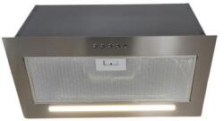 Operis PLUTO PLUS inox beépíthető páraelszívó, 3 fokozatú nyomógomb, 255-630 m3/h, 53-70 dB, 40 cm-es LED csík, 150 mm csatlakozócsonk, Energiaosztály (214020) - konyhanet