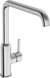 Hansa Mosogató csaptelep Hansa Vantis Style forgó karral köszörült acél 5420220780 (5420220780)