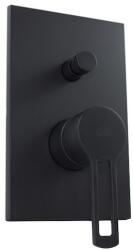 PAFFONI zuhany és fürdő csaptelep Paffoni Ringo vakolat alatti résszel együtt fekete RIN015NO (RIN015NO/M)
