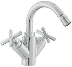 PAFFONI Bidé csaptelep Paffoni Cruz leeresztőszeleppel króm QTV137 (QTV137CR)