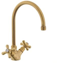 PAFFONI Mosogató csaptelep Paffoni Ricordi forgó karral Bronz IR180BR (IRV180BR)