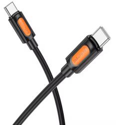 BOROFONE Cablu de date Borofone BX114, USB-C male - USB-C male, 1 m, Black (6941991116902) - flax