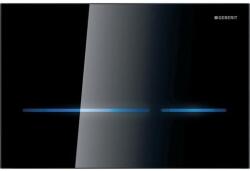 Geberit Vezérlőgomb Geberit Sigma80 üveg fekete 116.090. SG. 6 (116.090.SG.6)