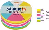 Hopax Notes Die-Cut cerc 67x67mm 250 file 5 culori (HO-21830)