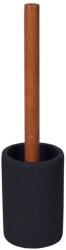 SAPHO CRAFT álló WC-kefe, fekete/akác 8572 (8572)