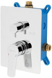 FERRO zuhany és fürdő csaptelep Novaservis Metalia 54 vakolat alatti résszel együtt króm BOX54051R, 0 (BOX54051R,0)