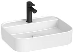 Jika Asztali mosogató Jika Astra 50x40 cm fehér fényes felülettel akkumulátornyílás, túlfolyás nélkül H8183620001111 (H8183620001111)