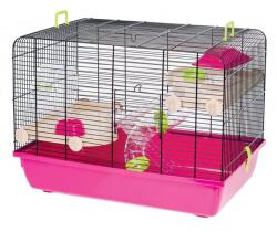  INTER-ZOO Pet Products Cușcă pentru rozătoare JERRY II cu tunel 58 x 38 x 43 cm ROZ