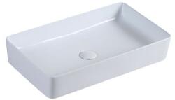 Triomini Mosdó lapra Triomini Slim 62x35 cm fehér színben fényes felülettel túlfolyás nélkül SLM6235 (TR41206)