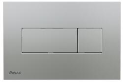 Ravak Uni műanyag WC Nyomólap, matt króm X01456 (X01456)