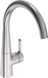 Hansa Mosogató csaptelep Hansa Designo forgó karral köszörült acél 5101228380 (5101228380)