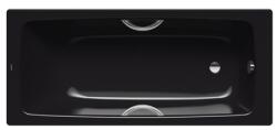KALDEWEI Téglalap alakú kád Kaldewei Cayono Star 170x75 cm zománcozott acél bal és jobb is black 275630003701 (275630003701)