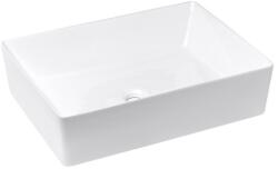 Triomini Mosdó lapra Triomini Slim 55x39 cm fehér színben fényes felülettel túlfolyás nélkül SLM5539 (TR41292)