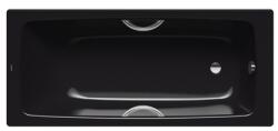 KALDEWEI Téglalap alakú kád Kaldewei Cayono Star 170x75 cm zománcozott acél bal és jobb is black 275634010701 (275634010701)