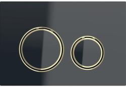 Geberit Vezérlőgomb Geberit Sigma21 üveg fekete 115.652. SJ. 1 (115.652.SJ.1)