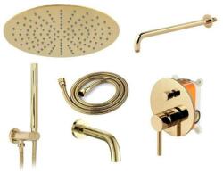 Rea Sistem de dus cu baterie monocomanda Rea Lungo L. auriu (5902557356959)