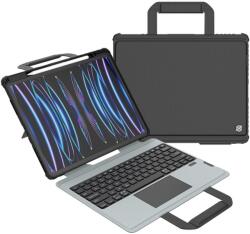 Nillkin Bumper GO Billentyűzetes Tok Backlit Version - iPad Pro 12.9 2020/2021/2022 és iPad Air 13 2024/2025 Készülékhez Fekete