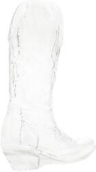 Seletti Váza CRYSTALBOOTIE 28 cm, átlátszó, üveg, Seletti (SLT10064)