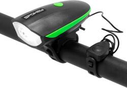 inny Spokey RAINI kerékpár lámpa kürttel, 3 világítási mód, 250 lumen, Micro USB töltés (ND04_942714)