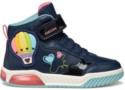 GEOX Geox, Tépőzáras sneaker LED fényekkel, Sötétkék, Rózsaszín, 28 EU (J56ASA0BCKCC4358-28)