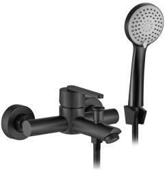 Rea Ontario kád és zuhany csaptelep fali fekete REA-B5512 (REAB5512)