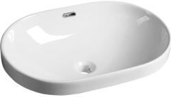 SAPHO - LIMA beépíthető mosdó 60x40 cm kerámia/fehér BH7022 (SH0700)