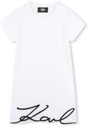 Karl Lagerfeld Kids KARL LAGERFELD KIDS, Logós pamut ruha, Fekete, Fehér, 156 CM (Z30454-10P-14Y)