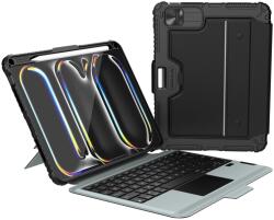 Nillkin Bumper Combo Billentyűzetes Tok Backlit Version iPad Pro 11 2024 Készülékhez Fekete