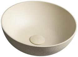 SAPHO - FORMIGO ráépíthető mosdó Ø 39 cm, beton/bézs FG322 (SH0501)