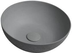 SAPHO - FORMIGO ráépíthető mosdó átm. 39 cm beton/matt szürke FG317 (SH0499)
