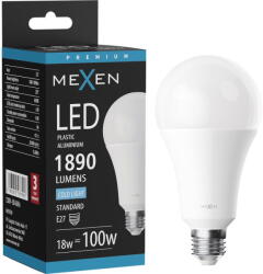 Mexen Nova LED крушка E27, A70, 18W, Студена - 6500K, 1890 lm - L100-E27-1865-01 (L100-E27-1865-01)