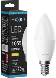 Mexen Nova LED крушка E14, C37, 10W, Топла - 3000K, 1055 lm - L102-E14-1030-01 (L102-E14-1030-01)