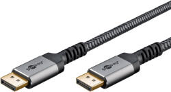 Goobay 65265 DisplayPort kábel 2 M Fekete, Ezüst (65265)