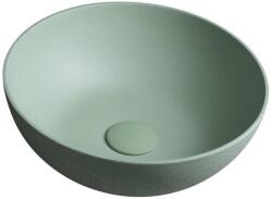SAPHO - FORMIGO ráültethető mosdó, átm. 39 cm, beton/zöld FG323 (SH0502)