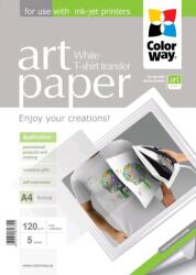 ColorWay CW-PTW120005A4 pólóra vasalható transzferpapír A4/5db (PTW120005A4) (PTW120005A4)