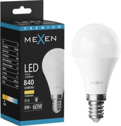 Mexen Nova LED крушка E14, G45, 8W, Топла - 3000K, 840 lm - L101-E14-0830-01 (L101-E14-0830-01)