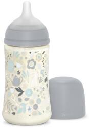 Suavinex Wonderland fiziológiai, M 270 ml Liberty, kék (8426420900898) (8426420900898)