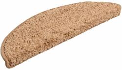 vidaXL 20 db bézs lépcsőszőnyeg 56x17x3 cm 3365839 (3365839)