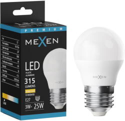 Mexen Nova LED крушка E27, G45, 3W, Топла - 3000K, 315 lm - L101-E27-0330-01 (L101-E27-0330-01)