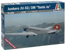 Italeri Italeri: Machetă Junkers JU-52 3/m TAN - 1: 72 (0150s)