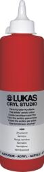LUKAS Cryl Studio Plastic Bottle Akril festék Vermilion 500 ml 1 db (746860500)