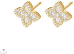 Silvertrends NANA KAY silver trends ezüst virág fülbevaló - ST2568