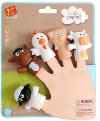 Retoys Háziállatok ujjbáb 5 darabos készlet Ajánlott 3-6 éves korig unisex (60445)