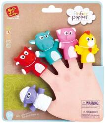 Retoys Farm állatok ujjbáb 5 darabos készlet Ajánlott 3-6 éves korig unisex (60446)