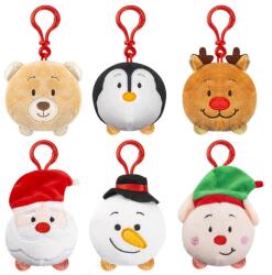 ReToys Karácsonyi plüss kulcstartó, 8 cm, zenélő, 6 féle Ajánlott 1-14 éves korig unisex (14671)