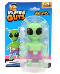 Monster Flex Figurina flexibila, Monster Flex, Stumble Guys, S2, Green Alien Figurina