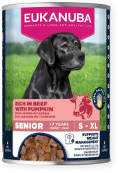 EUKANUBA senior konzerv marha&sütőtök 6x400g